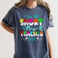 I Am Not Short I Am Pre-K Teacher Size Teacher For Men Women Kids Women's Comfort Colors T-Shirt Denim I Am Not Short I Am Pre-K Teacher Size Teacher For Men Women Kids Women's Comfort Colors T-Shirt Denim