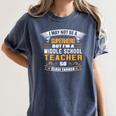 Not Superhero But Middle School Teacher For Men Women Women's Comfort Colors T-Shirt Denim Not Superhero But Middle School Teacher For Men Women Women's Comfort Colors T-Shirt Denim