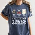 Nothing Beats Kindergarten Back To School Kids Teacher Women's Comfort Colors T-Shirt Denim Nothing Beats Kindergarten Back To School Kids Teacher Women's Comfort Colors T-Shirt Denim