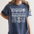 Nurse Educator Shirt Men Women Nursing Instructor Teacher Women's Comfort Colors T-Shirt Denim Nurse Educator Shirt Men Women Nursing Instructor Teacher Women's Comfort Colors T-Shirt Denim