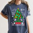 Oh Chemistree Scientist Chemical Christmas Xmas Teacher Women's Comfort Colors T-Shirt Denim Oh Chemistree Scientist Chemical Christmas Xmas Teacher Women's Comfort Colors T-Shirt Denim