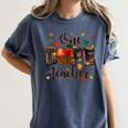 One Dope Teacher Women's Comfort Colors T-Shirt Denim One Dope Teacher Women's Comfort Colors T-Shirt Denim