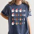 Order Of Operations Math Teacher Christmas Women's Comfort Colors T-Shirt Denim Order Of Operations Math Teacher Christmas Women's Comfort Colors T-Shirt Denim