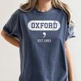 Oxford Comma English Teacher Shirt T-Shirt Women's Comfort Colors T-Shirt Denim Oxford Comma English Teacher Shirt T-Shirt Women's Comfort Colors T-Shirt Denim