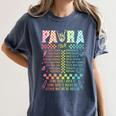 Para Tour Paraprofessional Squad Rock Teacher Back To School Women's Comfort Colors T-Shirt Denim Para Tour Paraprofessional Squad Rock Teacher Back To School Women's Comfort Colors T-Shirt Denim