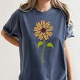 Paraprofessional Para Sunflower Teacher Back To School Women's Comfort Colors T-Shirt Denim Paraprofessional Para Sunflower Teacher Back To School Women's Comfort Colors T-Shirt Denim