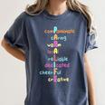 Paraprofessional Teacher Para Sped Ed Parapro Women's Comfort Colors T-Shirt Denim