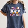 Pas De Boo-Ree Teachers Halloween Costume Ballet Dancers Women's Comfort Colors T-Shirt Denim