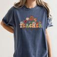 Personalized Name Teacher Mrs Young Back To School Custom Women's Comfort Colors T-Shirt Denim Personalized Name Teacher Mrs Young Back To School Custom Women's Comfort Colors T-Shirt Denim
