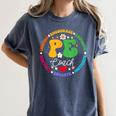 Physical Education PE Instructor Coach Teacher Gym Women's Comfort Colors T-Shirt Denim Physical Education PE Instructor Coach Teacher Gym Women's Comfort Colors T-Shirt Denim