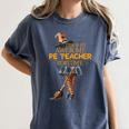 Physical Education Teacher Halloween Costume Witchy Teacher For Men Women Women's Comfort Colors T-Shirt Denim