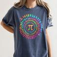 Pi Day Math Teacher Tie Dye Spiral Pi 314 Pi Day Women's Comfort Colors T-Shirt Denim Pi Day Math Teacher Tie Dye Spiral Pi 314 Pi Day Women's Comfort Colors T-Shirt Denim