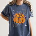 Pi Day Pumpkin Pi Math Teacher Halloween Costume Women's Comfort Colors T-Shirt Denim Pi Day Pumpkin Pi Math Teacher Halloween Costume Women's Comfort Colors T-Shirt Denim
