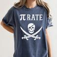 Pi Day Pi Rate Pirate For Teachers Women's Comfort Colors T-Shirt Denim