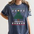 Pi Tree Christmas Math Teacher Ugly Sweater Men Women Kids Women's Comfort Colors T-Shirt Denim Pi Tree Christmas Math Teacher Ugly Sweater Men Women Kids Women's Comfort Colors T-Shirt Denim