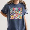 Pre K Back To School Teacher Student Men Women Kids Women's Comfort Colors T-Shirt Denim Pre K Back To School Teacher Student Men Women Kids Women's Comfort Colors T-Shirt Denim