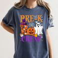 Pre-K Boo Crew Teacher Student Halloween Costume Women's Comfort Colors T-Shirt Denim Pre-K Boo Crew Teacher Student Halloween Costume Women's Comfort Colors T-Shirt Denim