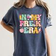 In My Pre-K Era Girl Back To School Cute PreSchool Teacher Women's Comfort Colors T-Shirt Denim