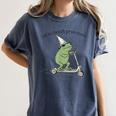 Pre K Grade Teacher Frog Back To School Preschool Women's Comfort Colors T-Shirt Denim Pre K Grade Teacher Frog Back To School Preschool Women's Comfort Colors T-Shirt Denim