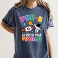 Pre-K Student Teacher Astronaut Space Back To School Women's Comfort Colors T-Shirt Denim Pre-K Student Teacher Astronaut Space Back To School Women's Comfort Colors T-Shirt Denim