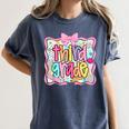 Preppy Third Grade Back To School Teacher Girl Kid Women's Comfort Colors T-Shirt Denim Preppy Third Grade Back To School Teacher Girl Kid Women's Comfort Colors T-Shirt Denim