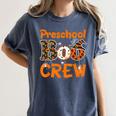 Preschool Boo Crew Halloween Teachers Students Costume Women's Comfort Colors T-Shirt Denim