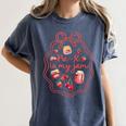 Preschool Pre-K Is My Jam Strawberry Girl Teacher Kids Women's Comfort Colors T-Shirt Denim Preschool Pre-K Is My Jam Strawberry Girl Teacher Kids Women's Comfort Colors T-Shirt Denim