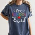 Preschool Squad Preschool Teacher Student Women's Comfort Colors T-Shirt Denim Preschool Squad Preschool Teacher Student Women's Comfort Colors T-Shirt Denim