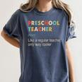 Preschool Teacher Kindergarten Teacher Definition Women's Comfort Colors T-Shirt Denim Preschool Teacher Kindergarten Teacher Definition Women's Comfort Colors T-Shirt Denim