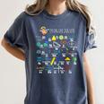 Problem Solver Math Alphabet ABC Teacher Students Women's Comfort Colors T-Shirt Denim Problem Solver Math Alphabet ABC Teacher Students Women's Comfort Colors T-Shirt Denim