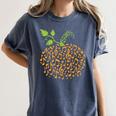Pumpkin Music Notes Fall Teacher Autumn Halloween Women's Comfort Colors T-Shirt Denim Pumpkin Music Notes Fall Teacher Autumn Halloween Women's Comfort Colors T-Shirt Denim