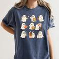 Pumpkin Pi Math Teacher Geek Women's Comfort Colors T-Shirt Denim