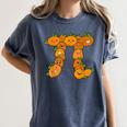 Pumpkin Pi Math Teacher Halloween Costume Geometry Women's Comfort Colors T-Shirt Denim Pumpkin Pi Math Teacher Halloween Costume Geometry Women's Comfort Colors T-Shirt Denim