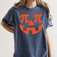 Pumpkin Pi Pie Math Thanksgiving Science Teacher Women's Comfort Colors T-Shirt Denim