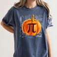 Pumpkin Pie Halloween Thanksgiving Math Teacher Pi Day Women's Comfort Colors T-Shirt Denim Pumpkin Pie Halloween Thanksgiving Math Teacher Pi Day Women's Comfort Colors T-Shirt Denim