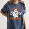 Read More Books Cute Ghost Reading Book Teacher Halloween Women's Comfort Colors T-Shirt Denim Read More Books Cute Ghost Reading Book Teacher Halloween Women's Comfort Colors T-Shirt Denim