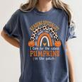 Reading Specialist Halloween Reading Teacher For Men Women Women's Comfort Colors T-Shirt Denim