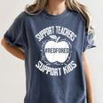 Red For Ed 2019 Support Teachers Support Kids Teacher Women's Comfort Colors T-Shirt Denim Red For Ed 2019 Support Teachers Support Kids Teacher Women's Comfort Colors T-Shirt Denim