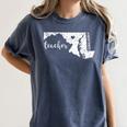 Red For Ed Maryland Teacher Public Education Women's Comfort Colors T-Shirt Denim Red For Ed Maryland Teacher Public Education Women's Comfort Colors T-Shirt Denim