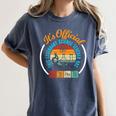 Retiring Science Teacher Retirement Women's Comfort Colors T-Shirt Denim