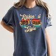 Retro Kickin It 3rd Grade Style Teacher Back To School Men Women Women's Comfort Colors T-Shirt Denim Retro Kickin It 3rd Grade Style Teacher Back To School Men Women Women's Comfort Colors T-Shirt Denim