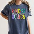 Retro Kindergarten Dream Team Back To School Teacher Kids Women's Comfort Colors T-Shirt Denim