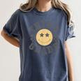 Retro Third Grade Teacher Student 1st Day Back To School Women's Comfort Colors T-Shirt Denim Retro Third Grade Teacher Student 1st Day Back To School Women's Comfort Colors T-Shirt Denim