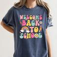 Retro Welcome Back To School Teacher Appreciation Boys Girls Women's Comfort Colors T-Shirt Denim Retro Welcome Back To School Teacher Appreciation Boys Girls Women's Comfort Colors T-Shirt Denim