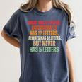 Riddle Wordplay Joke For Grammar Nerds And Teachers Women's Comfort Colors T-Shirt Denim Riddle Wordplay Joke For Grammar Nerds And Teachers Women's Comfort Colors T-Shirt Denim