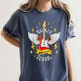 Rockin 50 Days Of School 50th Day Of School Teacher Student Men Women Girls Kids Women's Comfort Colors T-Shirt Denim Rockin 50 Days Of School 50th Day Of School Teacher Student Men Women Girls Kids Women's Comfort Colors T-Shirt Denim