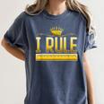 I Rule Math Ruler Mathematics Pun Math Teacher Men Women Girls Kids Women's Comfort Colors T-Shirt Denim I Rule Math Ruler Mathematics Pun Math Teacher Men Women Girls Kids Women's Comfort Colors T-Shirt Denim
