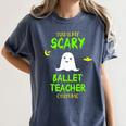 Scary Ballet Teacher Costume Halloween Lazy Easy Women's Comfort Colors T-Shirt Denim Scary Ballet Teacher Costume Halloween Lazy Easy Women's Comfort Colors T-Shirt Denim