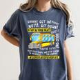 School Bus Driver Life Last Day Of School Teacher Kids Women's Comfort Colors T-Shirt Denim