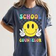 School Counselor Teacher Counseling Office School Guidance Women's Comfort Colors T-Shirt Denim School Counselor Teacher Counseling Office School Guidance Women's Comfort Colors T-Shirt Denim